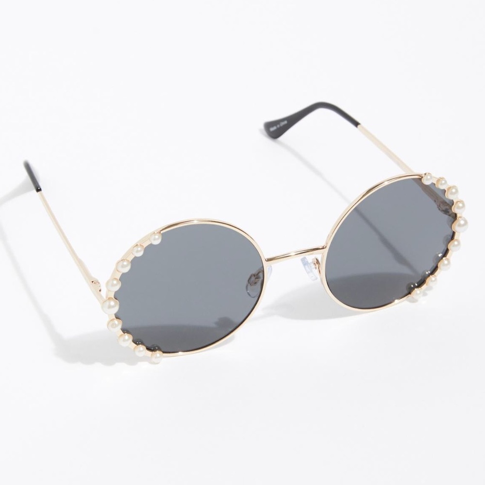 Gabriella Pearl SUNGLASSES Round Sunnies NEW - Picture 2 of 4